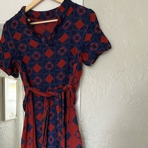 Ace & Jig Margaret Dress in Copper XS